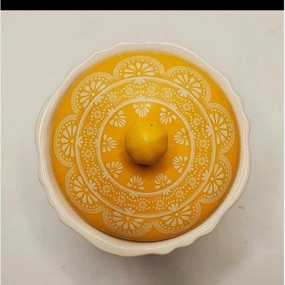The Pioneer Woman Blossom Jubilee Stoneware Sugar Bowl with Lid NEW